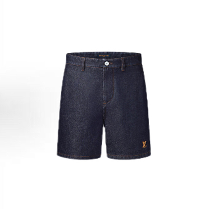 lv louis vuitton denim shorts